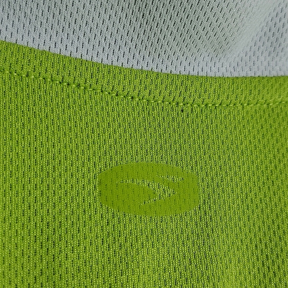 Sugoi Women's Metro Jersey, Lime Green, Sky Blue and Greyish White - Sz Medium - Picture 8 of 15